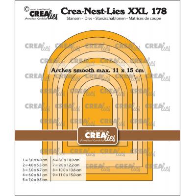 Crealies Cutting Dies - Arches Smooth