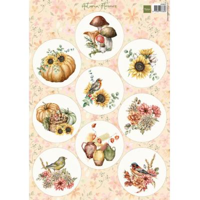 Marianne Design Decoupage Sheet A4 - Autumn Flowers