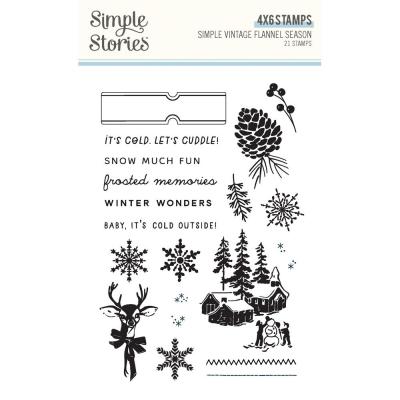Simple Stories Simple Vintage Flannel Season - Stempel