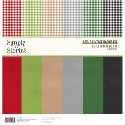 Simple Stories Simple Vintage Believe - Vintage Basics Kit