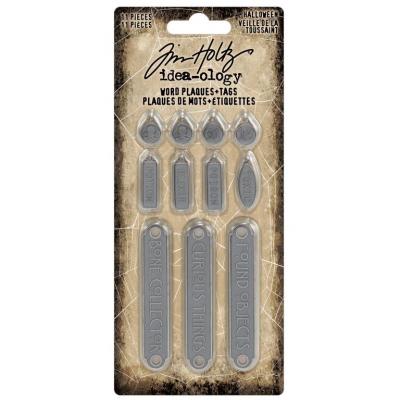 Idea-ology Tim Holtz - Halloween Word Plaques + Tags