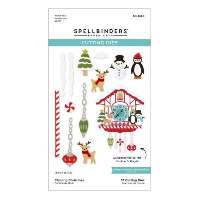 Spellbinders Cutting Dies - Cuckoo Cottage - Chiming Christmas