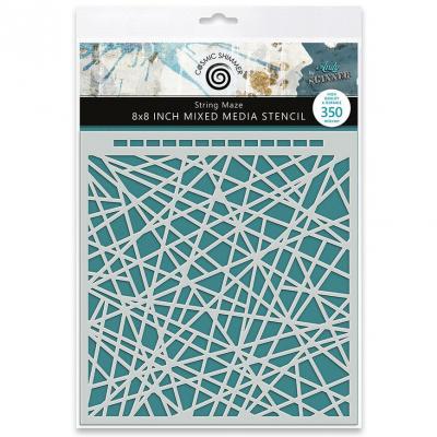 Katy Sue Designs Andy Skinner Mixed Media Stencil - String Maze