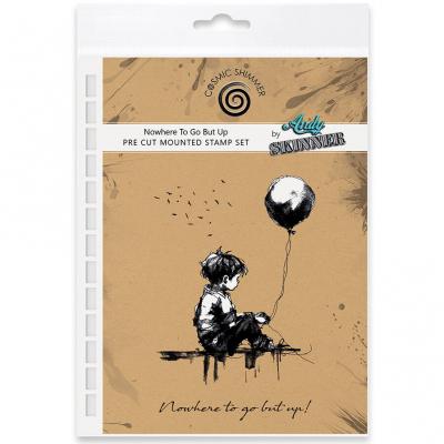 Katy Sue Designs Andy Skinner Pre Cut Rubber Stamps - Nowhere To Go But Up
