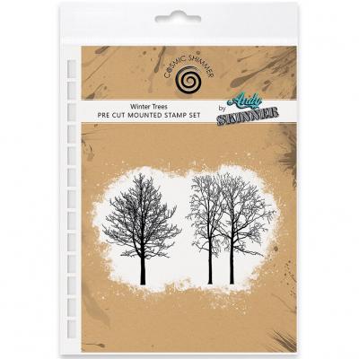 Katy Sue Designs Andy Skinner Pre Cut Rubber Stamps - Winter Trees