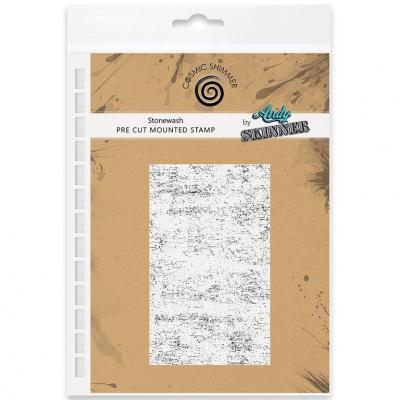 Katy Sue Designs Andy Skinner Pre Cut Rubber Stamp - Stonewash