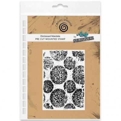Katy Sue Designs Andy Skinner Pre Cut Rubber Stamp - Distressed Mandala