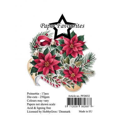 Paper Favourites Die-Cuts - Poinsettia