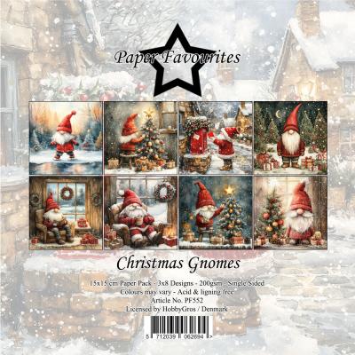 Paper Favourites Paper Pad - Christmas Gnomes