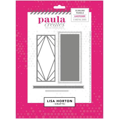 Lisa Horton Crafts Paula Creates Die Set - Slimline Panels