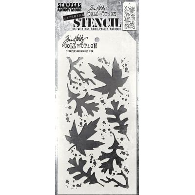 Stampers Anonymous Tim Holtz Stencil - Autumn