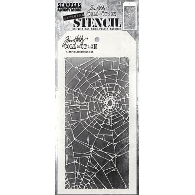 Stampers Anonymous Tim Holtz Stencil - Shatter