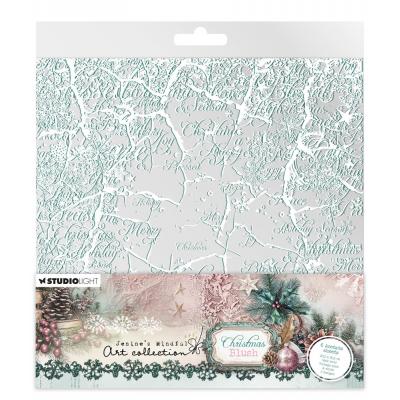 StudioLight Christmas Blush Acetate Sheets - Vintage Mint & White