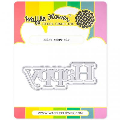 Waffle Flower Print Happy Die
