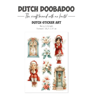 Dutch Doobadoo Merry And Bright - Dutch Stickers Art Transparant
