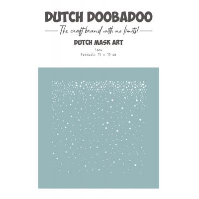 Dutch Doobadoo Merry And Bright Mask Art - Snow