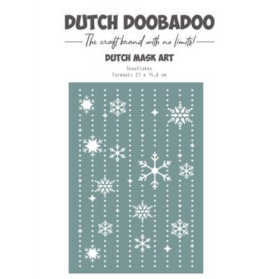 Dutch Doobadoo Merry And Bright Mask Art - Snowflakes