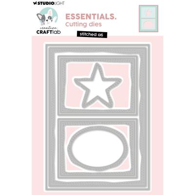 StudioLight Creative Craftlab Essentials  Cutting Die - Stitched A6