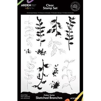 Arden Creative Studio Laurel Grove Stempel - Sketched Branches