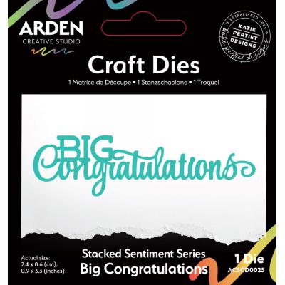Arden Creative Studio Laurel Grove Craft Die - Big Congratulations