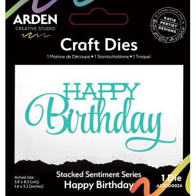 Arden Creative Studio Laurel Grove Craft Die - Happy Birthday