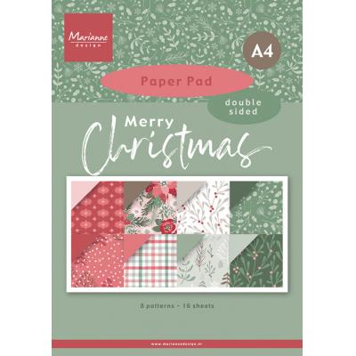 Marianne Design Merry Christmas - Paper Pad