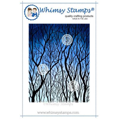 Whimsy Stamps Rubber Cling Stamp - Tree Silhouette