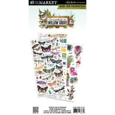 49 And Market Curiosities In Willow Grove -  Essential Rub-On Transfers
