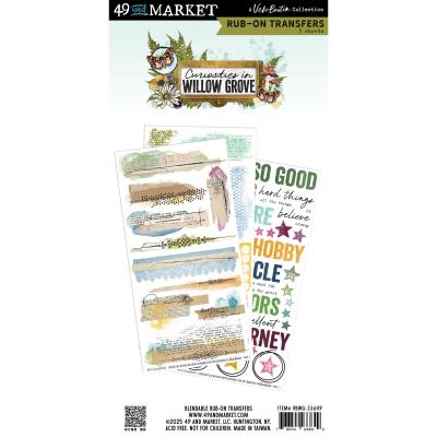 49 And Market Curiosities In Willow Grove - Blendable Rub-On Transfers