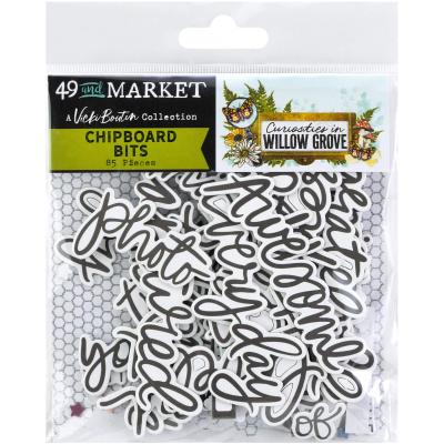 49 And Market Curiosities In Willow Grove - Chipboard Bits