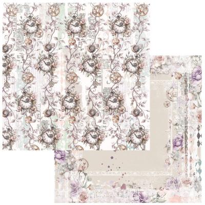 49 And Market Echoes Of Time Double-Sided Cardstock - Vintage Vines