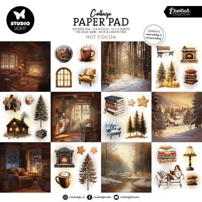 StudioLight Collage Paper Pad - Hot Cocoa