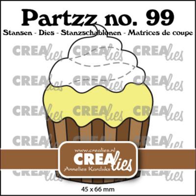 Crealies Cutting Dies - Cupcake Large