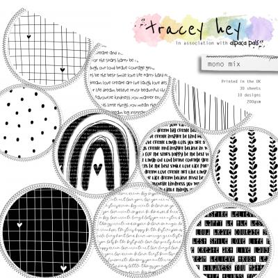 Tracey Hey Paper Pad - Mono Mix