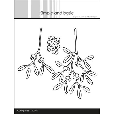 Simple and Basic Dies - Beautiful Mistletoe
