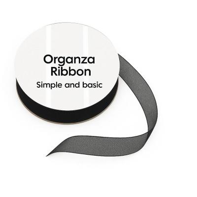 Simple and Basic Organza Ribbon - Black
