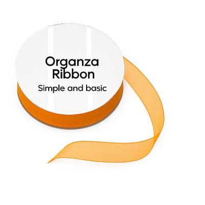 Simple and Basic Organza Ribbon - Mustard
