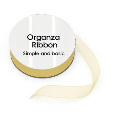 Simple and Basic Organza Ribbon - Cream