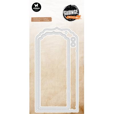 StudioLight Grunge Collection Cutting Dies - Slimline & Label