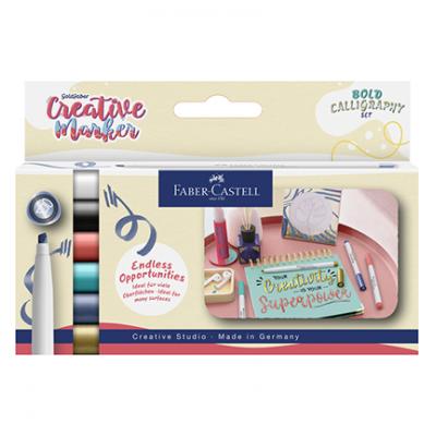 Faber Castell Goldfaber Creative Marker Metallic - Bold Calligraphy