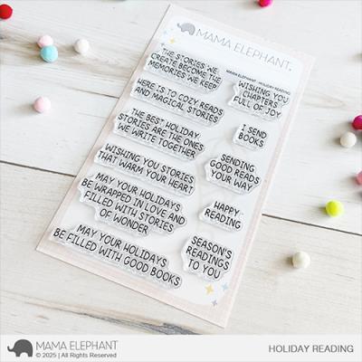 Mama Elephant Stempel - Holiday Reading