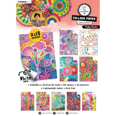 Art By Marlene Funky Florals Collage Paper