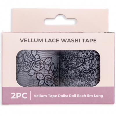 Crafters Companion Thorn & Bloom - Vellum Lace Washi Tape