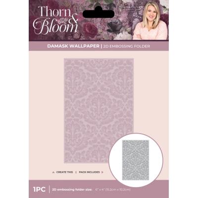 Crafters Companion Thorn & Bloom - Damask Wallpaper