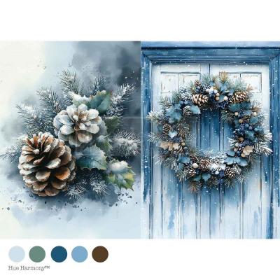 Prima Marketing Re-Design Decoupage Fiber - Wreath Of Whispers