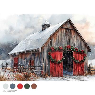 Prima Marketing Re-Design Decoupage Fiber - Cranberry Cabin