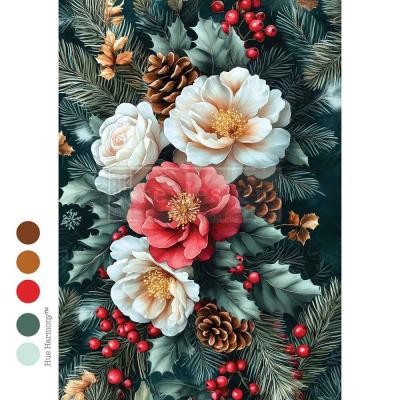 Prima Marketing Re-Design Decoupage Fiber - Winter's Grace