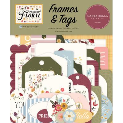 Carta Bella Pressed Floral - Frames & Tags