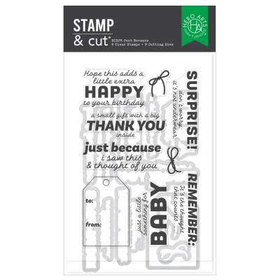 Hero Arts Best Gift Ever Stamp & Cut - Just Because