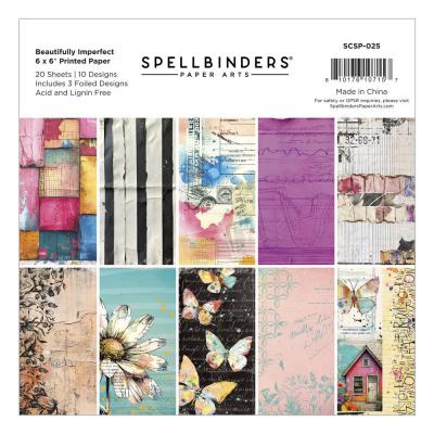 Spellbinders Beautifully Imperfect - Printed Paper Pack